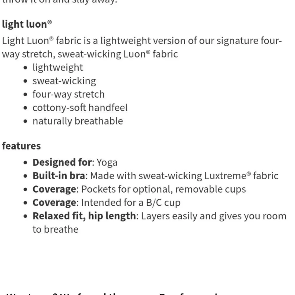Lululemon Lighten Up Tank 6
